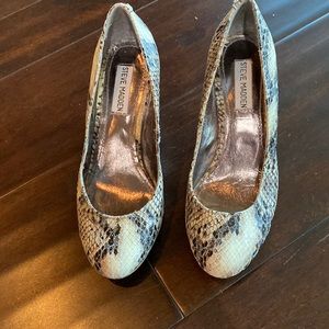 Steve Madden snake heels